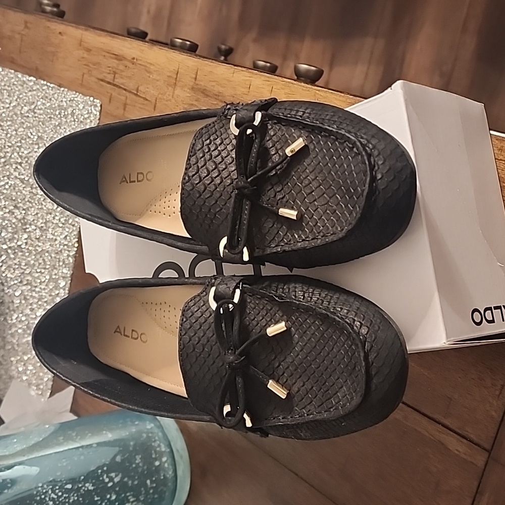 Leather loafers